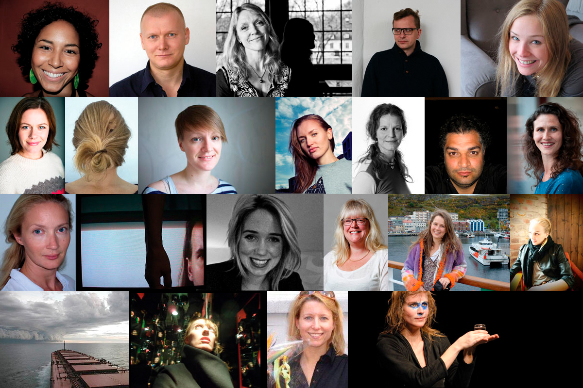 collage med 22 portretter av de som er intervjuet i saken