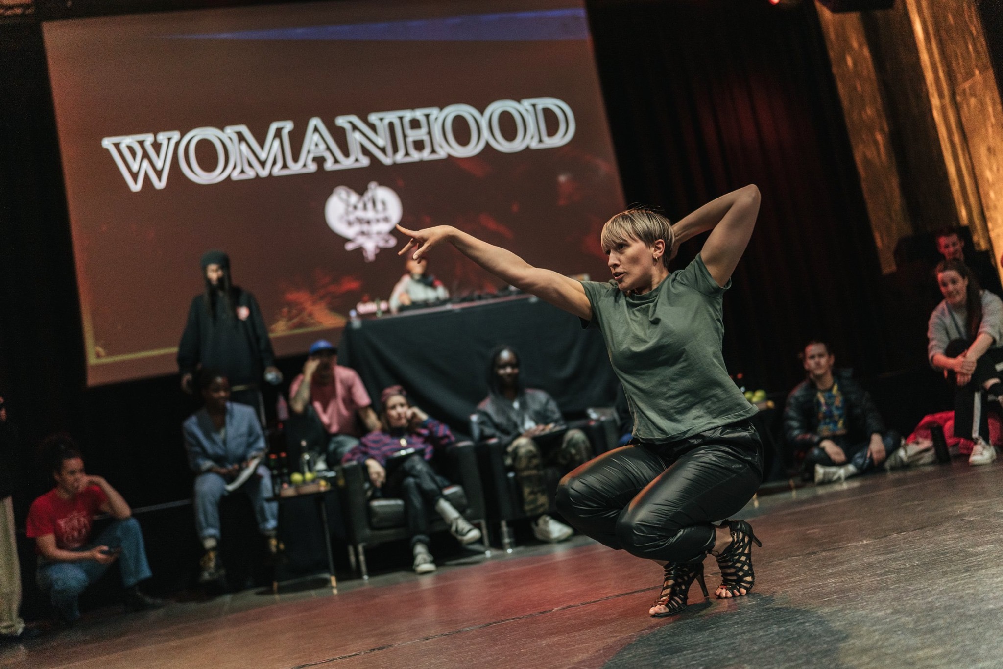 Ida Louise Sundby på battlen "Womanhood", Oslo 2020. Foto: Mikael B. Örtenheim.