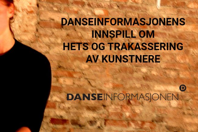 Innspill om hets og trakassering av kunstnere