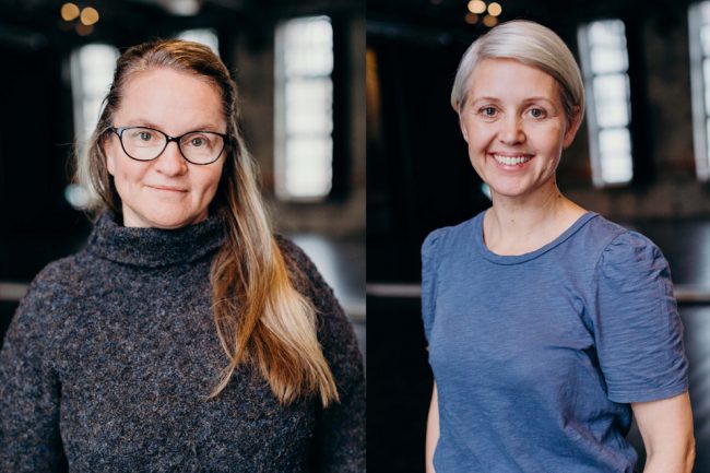 Foto av Pia Holden og Anne Holck Ekenes