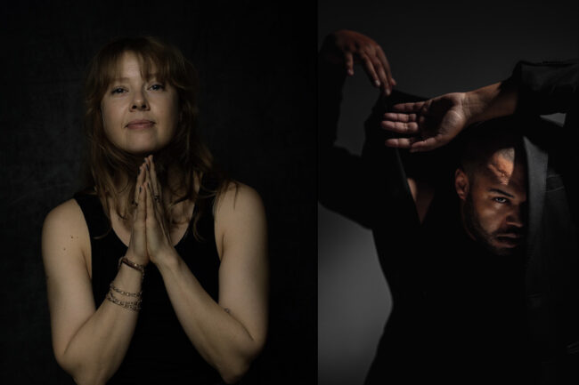 Caroline Skjørshammer (foto privat) og Daniel Sarr (foto: Antero Hein).