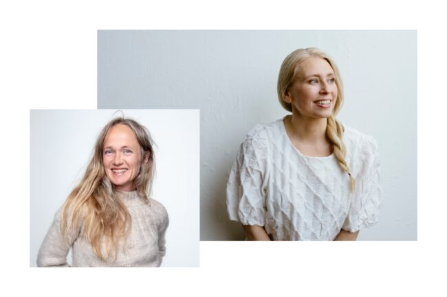 Liv Hanne Haugen og Karine Ledoyen
