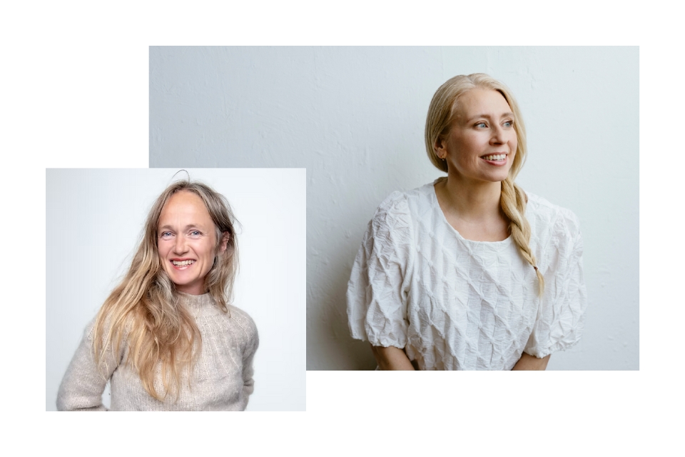 Liv Hanne Haugen og Karine Ledoyen