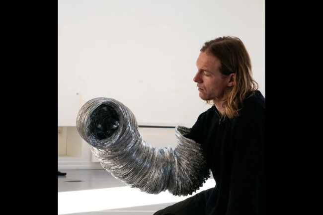 Mathias Stoltenberg i «Vesenet». Foto: Helene Göpfert.
