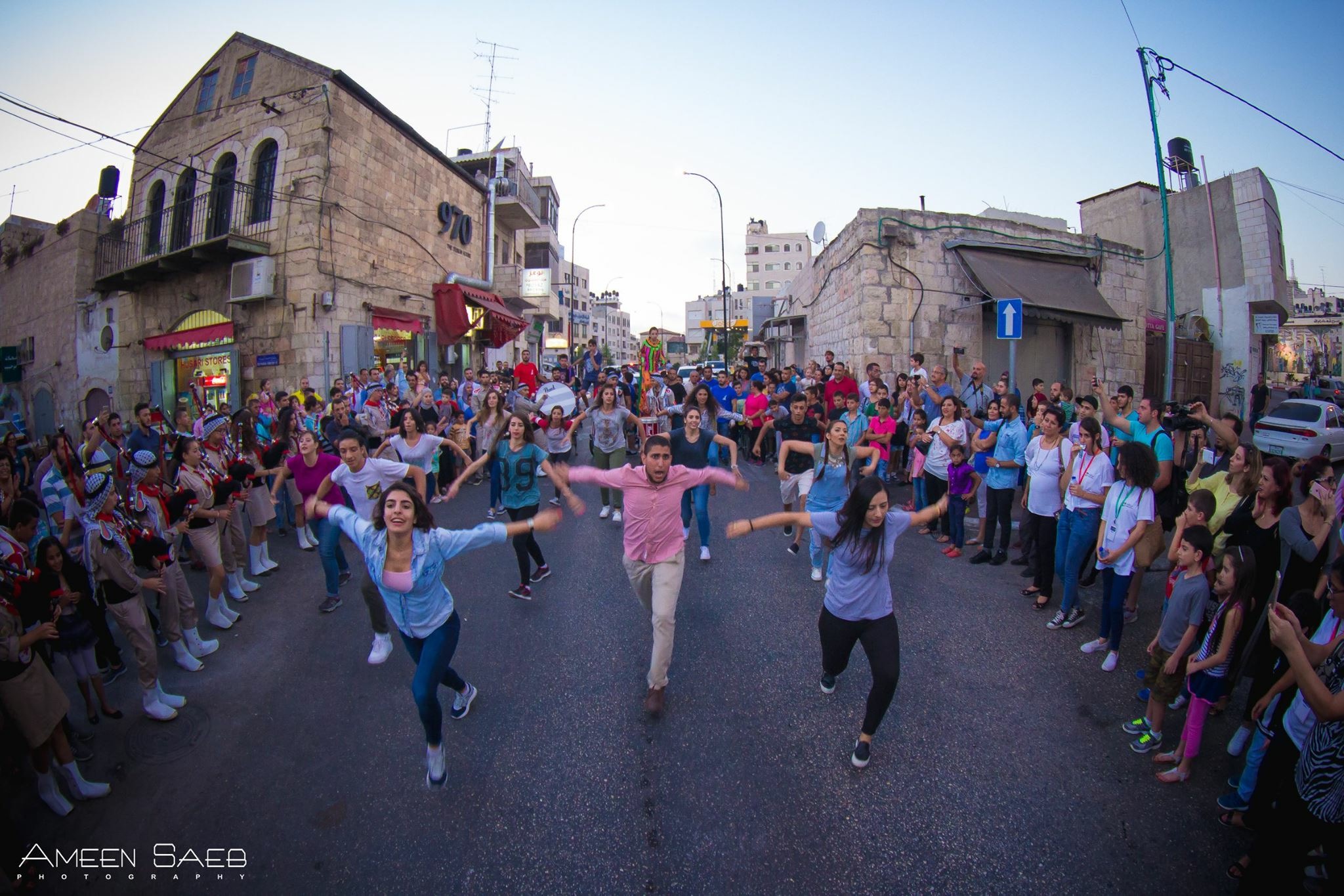 Sareyyet Ramallah Dance Company – Flashmob. Foto: Ameen Saeb.