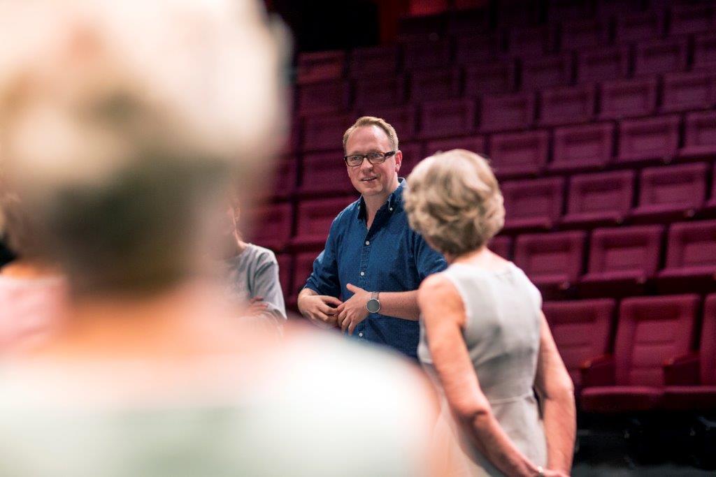 Erik Eger-Schøyen under prøver. Foto Haakon Nordvik.